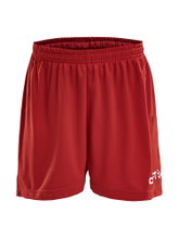 Craft Sports Shorts (Short) Squad Solid WB - with inner shorts, elastic material - red Kids