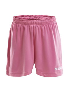 Craft Sports Shorts (Short) Squad Solid WB - with inner shorts, elastic material - pink Children