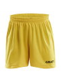 Craft Sporthose (Short) Squad Solid WB - mit Innenshort, elastisches Material - gelb Kinder