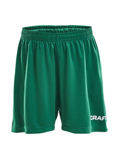 Craft Sporthose (Short) Squad Solid WB - mit Innenshort, elastisches Material - grün Kinder