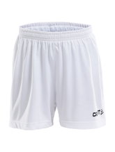 Craft Sports Shorts (Short) Squad Solid WB - with inner shorts, elastic material - white Kids