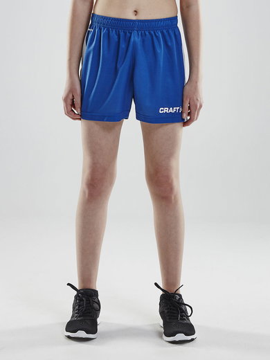Craft Sporthose Short Pro Control kurz royalblau/weiss Jungen