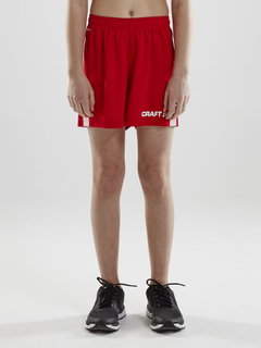 Craft Sporthose Short Pro Control kurz rot/weiss Jungen