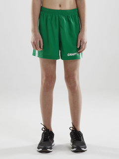 Craft Sporthose Short Pro Control kurz grün/weiss Jungen