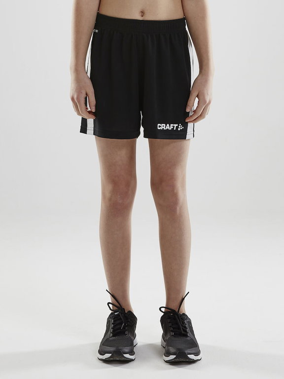 Craft Sporthose Short Pro Control kurz schwarz/weiss Jungen