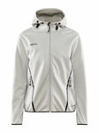 Craft Softshell Jacket ADV Explore (windproof, water-repellent) light grey Women