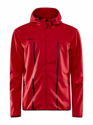 Craft Softshelljacke ADV Explore (winddicht, wasserabweisend) rot Herren