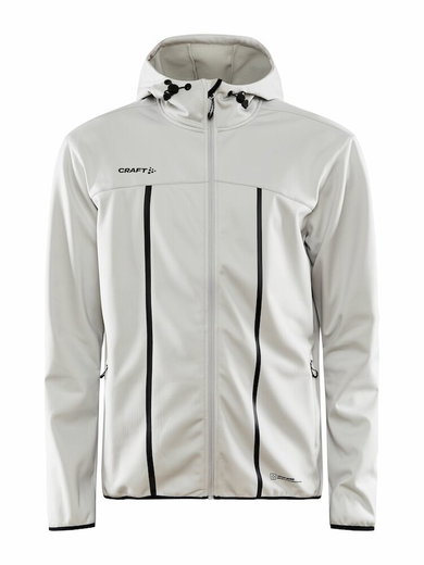Craft Softshelljacke ADV Explore (winddicht, wasserabweisend) hellgrau Herren