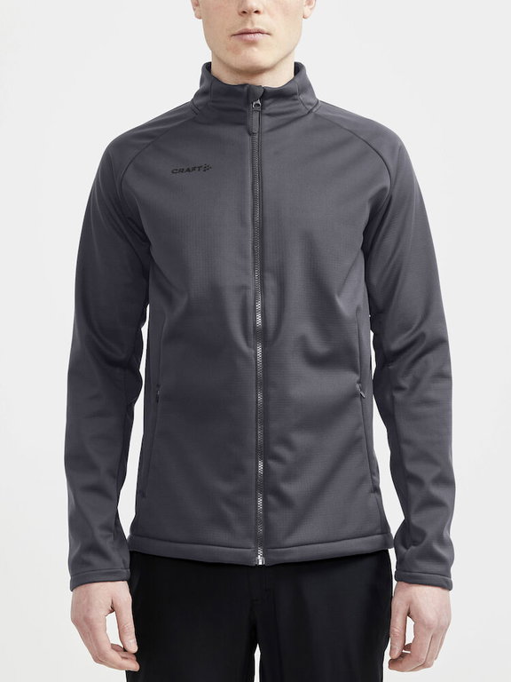 Craft Softshelljacke Core Explore (winddicht, wasserabweisend) granitegrau Herren