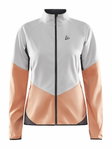 Craft Softshelljacke Glide (winddicht, wasserabweisend) grau/pfirsisch Damen