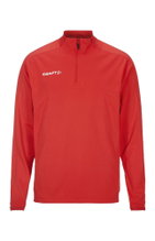 Craft Sport Long Sleeve Shirt Evolve 2.0 Halfzip (100% recycled Polyester) red Men's