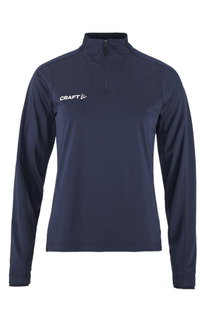 Craft Sportowa koszulka z długim rękawem Evolve 2.0 Halfzip (100% rec. poliester) granatowa damska