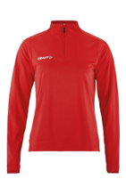 Craft Sport Long Sleeve Shirt Evolve 2.0 Halfzip (100% recycled Polyester) red Ladies