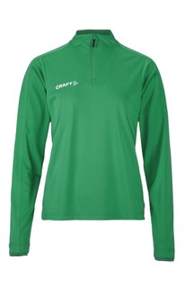 Craft Sport-Langarmshirt Evolve 2.0 Halfzip (100% rec. Polyester) grün Damen