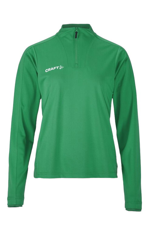 Craft Sport Long Sleeve Shirt Evolve 2.0 Halfzip (100% recycled Polyester) green Ladies