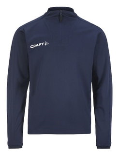 Craft Sport-Langarmshirt Evolve 2.0 Halfzip (100% rec. Polyester) navyblau Kinder