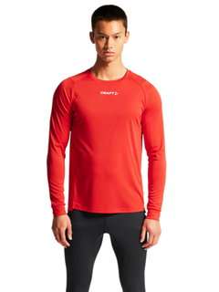 Craft Sport-Langarmshirt Rush 2.0 Tee (leicht, funktionell) rot Herren