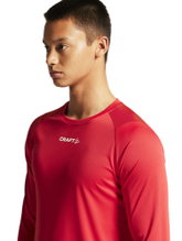 Craft Sport Long Sleeve Shirt Rush 2.0 Tee (light, functional) red men's