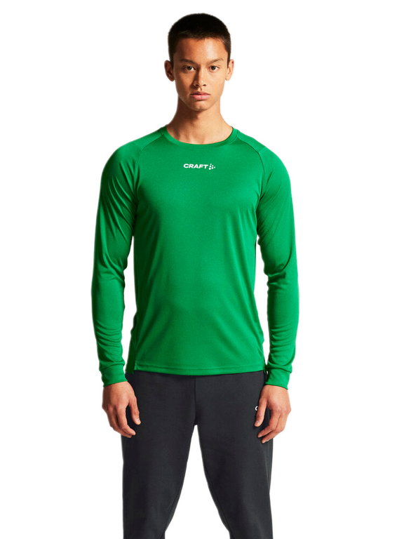 Craft Sport-Langarmshirt Rush 2.0 Tee (leicht, funktionell) grün Herren