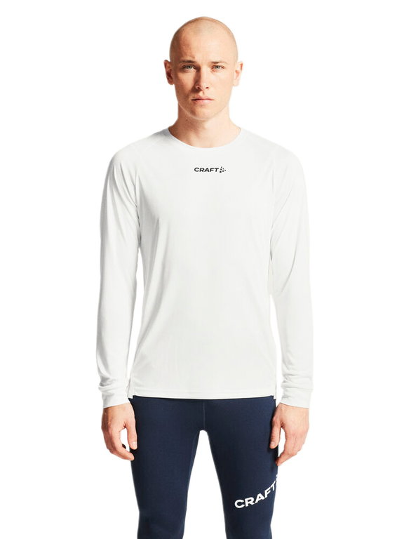 Craft Sport-Langarmshirt Rush 2.0 Tee (leicht, funktionell) weiss Herren