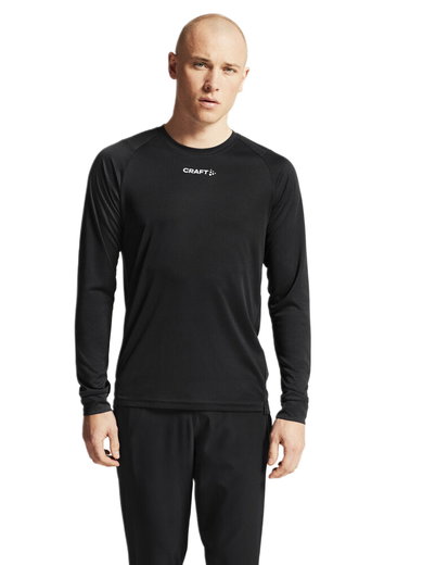 Craft Sport-Langarmshirt Rush 2.0 Tee (leicht, funktionell) schwarz Herren