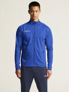 Craft Sport-Trainingsjacke Evolve 2.0 Full Zip (strapazierfähig, elastisch) kobaltblau Herren