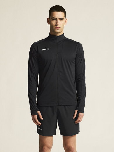 Craft Sport-Trainingsjacke Evolve 2.0 Full Zip (strapazierfähig, elastisch) schwarz Herren