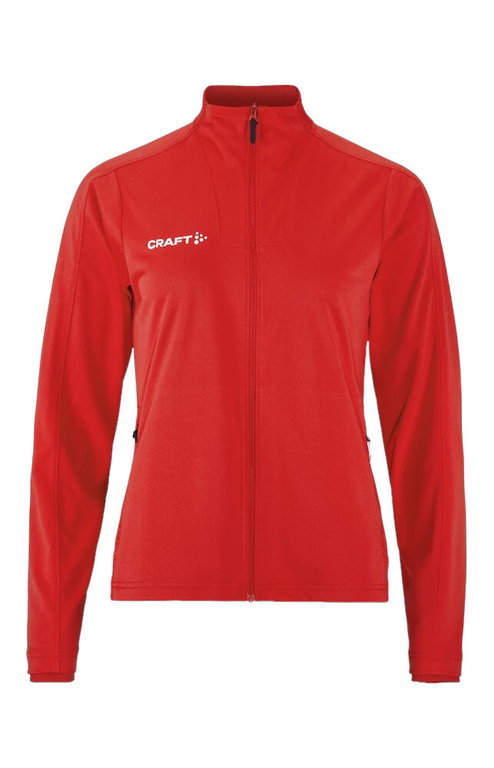 Craft Sport-Trainingsjacke Evolve 2.0 Full Zip (strapazierfähig, elastisch) rot Damen