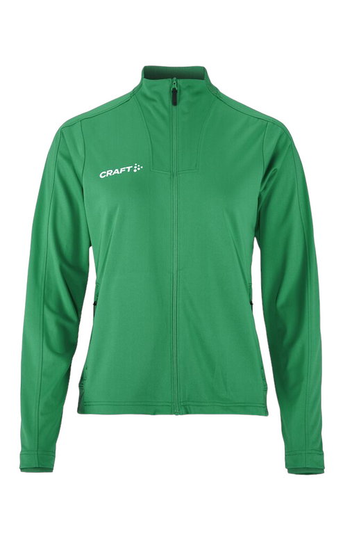 Craft Sport-Trainingsjacke Evolve 2.0 Full Zip (strapazierfähig, elastisch) grün Damen