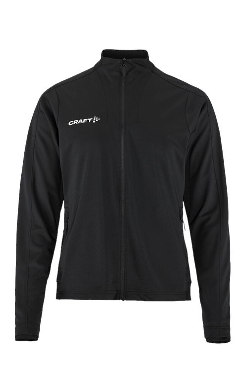 Craft Sport Training Jacket Evolve 2.0 Full Zip (durable, elastic) black ladies