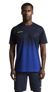 Koszulka sportowa Craft Evolve 2.0 Structured Graphic Jersey (elastyczny materiał) granatowa/niebieska męska