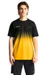 Craft Sport-Tshirt Evolve 2.0 Structured Graphic Jersey (elastisches Material) schwarz/gelb Herren