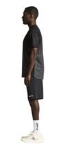 Craft Sport T-shirt Evolve 2.0 Structured Graphic Jersey (elastic material) black/granite grey men's