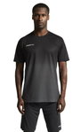 Craft Sport-Tshirt Evolve 2.0 Structured Graphic Jersey (elastisches Material) schwarz/granitegrau Herren