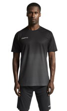 Craft Sport T-shirt Evolve 2.0 Structured Graphic Jersey (elastic material) black/granite grey men's