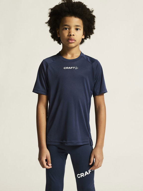 Craft Sport-Tshirt Rush 2.0 Tee (leicht, funktionell) navyblau Kinder