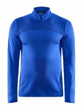 Craft Sport-Langarmshirt CORE Gain (Midlayer, Half-Zip) kobaltblau Herren