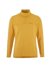 Craft Sport-Langarmshirt CORE Gain (Midlayer, Half-Zip) gelb Herren