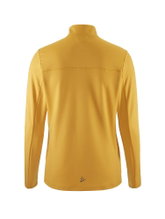 Craft Sport-Langarmshirt CORE Gain (Midlayer, Half-Zip) gelb Herren