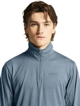 Craft Sport Long Sleeve Shirt Flow Half-Zip (light, soft feel) blue men's