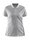 Craft Sport-Polo Core Unify (funktionelles Recyclingpolyester) hellgrau Damen