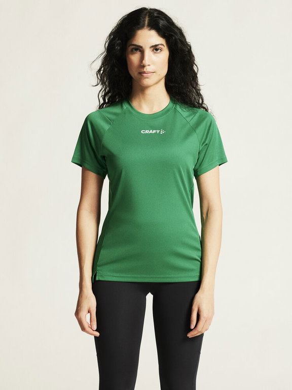 Craft Sport-Shirt Rush 2.0 Tee (leicht, funktionell) grün Damen