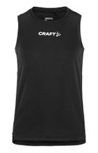 Craft Sport Tank Rush 2.0 Sleeveless Singlet (100% recycled Polyester) black Kids