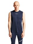 Craft Sport-Tank Rush 2.0 Singlet ärmellos (100% rec. Polyester) navyblau Herren