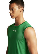 Craft Sport Tank Rush 2.0 Sleeveless Singlet (100% recycled Polyester) green Men's