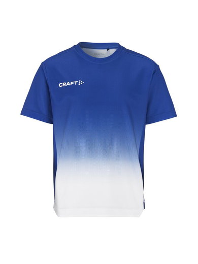 Craft Sport T-shirt Evolve 2.0 Structured Graphic Jersey (elastic material) blue/white children