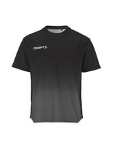 Craft Sport T-shirt Evolve 2.0 Structured Graphic Jersey (elastic material) black/grey children