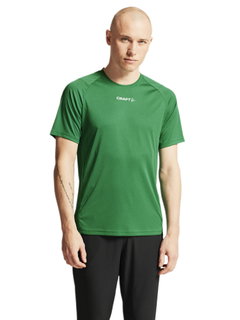 Craft Sportowa koszulka Rush 2.0 Tee (lekka, funkcjonalna) zielona męska