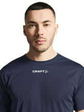 Craft Sport T-shirt Squad Go Function Tee (lightweight, quick-drying) navy blue men's