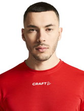 Craft Sport T-shirt Squad Go Function Tee (lightweight, quick-drying) red men's